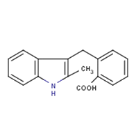 2-[(2-methyl-1H-indol-3-yl)methyl]benzoic acid