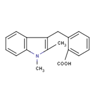 2-[(1,2-dimethyl-1H-indol-3-yl)methyl]benzoic acid