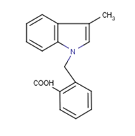 2-[(3-methyl-1H-indol-1-yl)methyl]benzoic acid