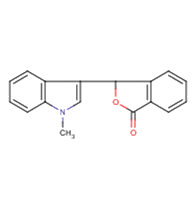 3-(1-methyl-1H-indol-3-yl)-1,3-dihydro-2- benzofuran-1-one