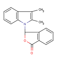 3-(2,3-dimethyl-1H-indol-1-yl)-1,3-dihydro-2- benzofuran-1-one