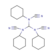 N-{bis[cyano(cyclohexyl)amino]methyl}-N-
          cyanocyclohexanamine