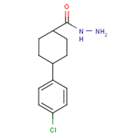 4-(4-chlorophenyl)cyclohexane-1-carbohydrazide