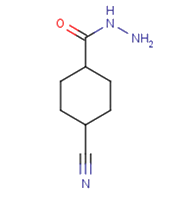 4-cyanocyclohexane-1-carbohydrazide